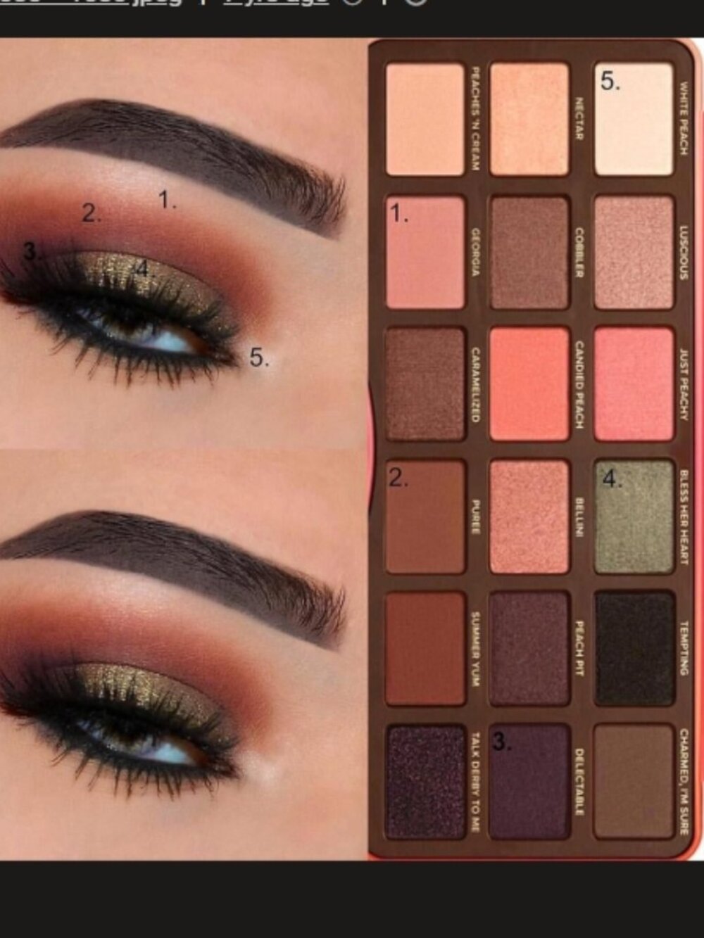 TOO FACED 'Sweet Peach' Eyeshadow Palette - 18 shades - Picture 8 of 12